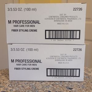 Lot of 6 M Professional Fibre Styling Creme